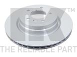 2X Disco Freno Nk 311569 Per Bmw 3 Touring (E91) 3 Sedan (E90) X1 (E84)