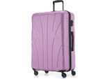 Suitline - Valigia Grande Espandibile, Valigia Xl 4 Ruote, Trolley Rigido, Trolley Rigido Da Check-In 20-23 Kg, Misura Cintura 158 Cm, Tsa, Lilla