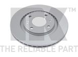 2X Disco Freno Nk 319915 Per Peugeot 206 Hatchback (2A/C) 206 Cc (2D)