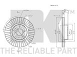 2X Disco Freno Nk 314406 Per Toyota Gt 86 Coupé (ZN6_) Per Subaru Forester (Sg)