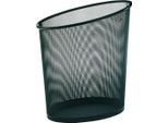 Alba Meshcorb N Alba Papierkorb "Meshcorb"", Aus Drahtmetall, 18 L, Schwarz"