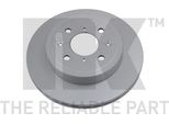 2X Disco Freno Nk 315213 Per Opel Agila (A) (H00) Per Suzuki Ignis Ii 48 8Mm