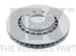 2X Disco Freno Nk 313613 Per Opel Astra F Cc (T92) Vectra B (36_) 41 5Mm 256Mm