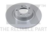 2X Disco Freno Nk 313736 Per Fiat Scudo (270_ 272_) Per Furgone CitroËN Jumpy