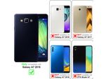 Cadorabo Custodia Per Samsung Galaxy A7 2015 Custodia Protettiva In Blu Telefono Cellulare Custodia A Libro Cover