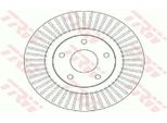 2X Disco Freno Trw DF6533 Per Nissan Juke (F15) Pulsar Hatchback (C13) 44Mm