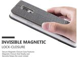 Cadorabo Custodia Per Samsung Galaxy Note 4 Custodia Protettiva In Grigio Custodia Per Telefono Cellulare Custodia A Libro Cover