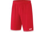 Jako Unisex Short Center 2.0, Colore:Sportred/Bianco, Taglia:3Xl
