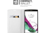Cadorabo Custodia Per Cellulare Per Lg G4 / G4 Plus Custodia Protettiva In Argento Cover Etui Book Case Booklet