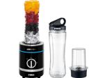 Noveen SB1000 X-LINE - Frullatore Da Tavolo - 0,6 Litri - Funzione A Impulsi - Tritaghiaccio - 300 W - Nero