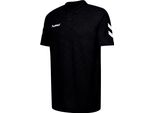 Hummel Go Polo In Cotone Uomo Grigio Melange S