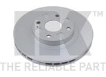 2X Disco Freno Nk 313235 Per Mazda 323 F Vi (Bj) Familia Vi (Bj) 47Mm 258Mm