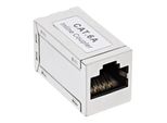 Inline® 69990C Patchkabelkupplung Cat.6A, 2X RJ45 Buchse, Geschirmt