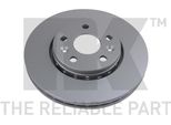 2X Disco Freno Nk 313974 Per MERCEDES-BENZ Per Furgone Citan (415) 280Mm