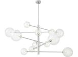 Casa Padrino Lampadario Alogeno In Argento Ø 130 X H. 67 Cm - Qualità