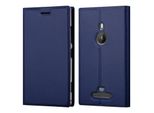 Cadorabo Custodia Per Cellulare Per Nokia Lumia 925 Custodia Protettiva In Blu Cover Etui Book Case Booklet