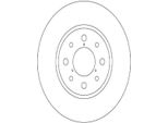 2X Disco Freno Trw DF6347 Per Alfa Romeo Mito (955) 40 5Mm 251Mm