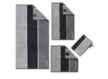 Asciugamano In Spugna Joop! Serie Signature Lines 1658-97 A Righe Nere , Dimensioni: Asciugamano Per Ospiti 30 X 50 Cm