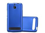 Cadorabo Custodia Protettiva Per Sony Xperia E1 In Blu Custodia Per Cellulare Custodia In Silicone Tpu Cover Case