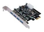 Longshine LCS-6380-4 Longshine Usb 3.0 Card Pcie 4*Extern Inkl.Sata Power Kabel Retail