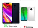 Custodia Cadorabo Per Lg G7 Thinq / Fit / One Cover Protettiva In Marrone Custodia Flip Per Telefono Cellulare Custodia Cover