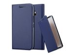 Cadorabo Custodia Per Cellulare Per Htc One M10 Custodia Protettiva In Blu Cover Etui Book Case Booklet