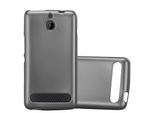 Cadorabo Cover Protettiva Per Sony Xperia E1 In Grigio Custodia Per Cellulare Custodia In Silicone Tpu Cover Case