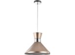 Casa Padrino Lampada A Sospensione Colore Champagne / Argento Ø 33,5 Cm - Lampada Regolabile In Altezza