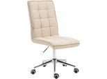 Sgabello Da Lavoro Clp Peking V2 In Tessuto Girevole E Regolabile In Continuo, Crema