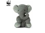 Wwf Cub Club - Ebu L'elefante (Grigio, 22 Cm) Con Orecchie Scoppiettanti, Peluche Per I Più Piccoli