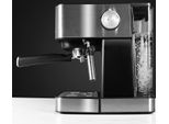 Macchina Da Caffè Cecotec Power Espresso 20 Matic. Per 1-2 Tazze, 20 Bar, 1'5 L, Portafiltro Con Doppio Beccuccio, Ugello Per Montare Il Latte, Portabicchieri, 850 W, Acciaio Inox