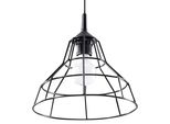 Anata Lampada A Sospensione Nera 1Xe27 15W Acciaio 95X25X25Cm Sollux Lighting