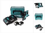Makita Dhr 280 Ptj 2 Batterie Li-Ion Da 18 V 36 V Martello Perforatore Brushless Da 28 Mm Per SDS-PLUS In Makpac + 2 Batterie Da 5,0 Ah + Doppio Caricabatterie