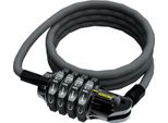 Onguard 8062 Serratura A Cavo A Combinazione Terrier Combo 210 Cm, Ø 6 Mm, Nero/Giallo