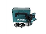 Makita Dhr 280 Gj 2 X 18 V 36 V Batteria Agli Ioni Di Litio Trapano A Percussione Brushless 28 Mm Per SDS-PLUS In Makpac + 2 X 6,0 Ah Batteria - Senza Caricabatteria