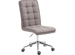 Sgabello Da Lavoro Clp Peking V2 In Tessuto Girevole E Regolabile In Continuo, Grigio Chiaro
