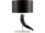 Casa Padrino Lampada Da Tavolo Argento / Nero Ø 45 X H. 66 Cm - Collezione Luxury