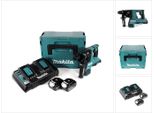 Makita Dhr 280 Pgj 2 X 18 V 36 V Batteria Agli Ioni Di Litio Martello Perforatore 28 Mm Brushless Per SDS-PLUS In Makpac + 2 X 6,0 Ah Batteria + Doppio Caricabatterie