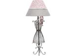 Casa Padrino Designer Lampada Da Tavolo Busto Multicolore Ø 30 X H. 56 Cm - Accessori Decorativi