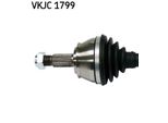 Skf | Albero Di Trasmissione Asse Anteriore Destro (Vkjc 1799) Per Alfa Romeo Ed Altri