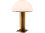 Casa Padrino Lampada Da Tavolo In Ottone Antico Colorato / Bianco Ø 40,5 X H. 63,5 Cm - Qualità
