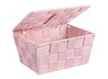 Cestino Portaoggetti Con Coperchio Adria Pink