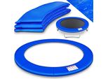 Kiduku® Copribordo Trampolino Blu Ø427 Cm Copri Bordo Antistrappo
