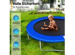 Kiduku® Copribordo Trampolino Blu Ø366 Cm Copri Bordo Antistrappo