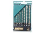 BrüDer Mannesmann M54309 Set Di Punte Elicoidali Per Muratura 1 Pz