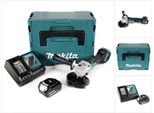 Makita Dga 517 RT1J Smerigliatrice Angolare A Batteria 18V 125Mm In Valigetta Makpac + 1X Batteria BL1850 5,0Ah + - 1X Caricabatterie Dc 18 Rc