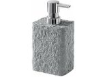 Sapho Gedy Aries - Distributore Di Sapone Da Appoggio, 350 Ml, Pietra Grigia AR8008