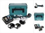 Makita Dga 517 Rfj Smerigliatrice Angolare A Batteria 18V 125Mm In Valigetta Makpac + 2X Batterie BL1830 3,0Ah + Caricabatterie Dc 18 Rc