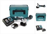 Makita Dga 517 RF1J Smerigliatrice Angolare A Batteria 18V 125Mm In Valigetta Makpac + 1X Batteria BL1830 3,0Ah + Caricabatterie Dc 18 Rc