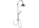 Colonna Doccia Vanity Con Attacco Per Rubinetto, Soffione E Doccetta, Cromo